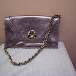 Elliott Lucca Cordoba Gold Lthr Envelope Handbag